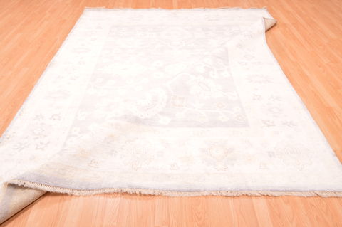 Oushak Grey Hand Knotted 80 X 911 Area Rug 100-76402 Image 18