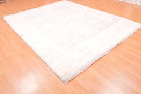 Oushak Grey Hand Knotted 80 X 911 Area Rug 100-76402 Image 5