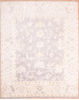 Oushak Grey Hand Knotted 80 X 911  Area Rug 100-76402 Thumb 0