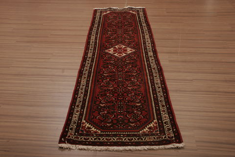 Hossein Abad Multicolor Runner Hand Knotted 29 X 96 Area Rug 155-76408 Image 2