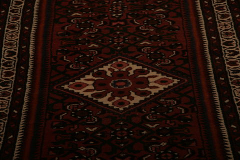 Hossein Abad Multicolor Runner Hand Knotted 29 X 96 Area Rug 155-76408 Image 3