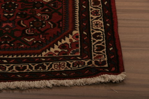 Hossein Abad Multicolor Runner Hand Knotted 29 X 96 Area Rug 155-76408 Image 4