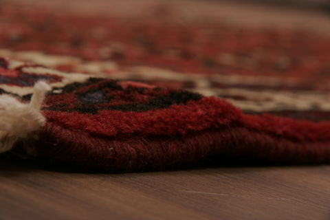 Hossein Abad Multicolor Runner Hand Knotted 29 X 96 Area Rug 155-76408 Image 5