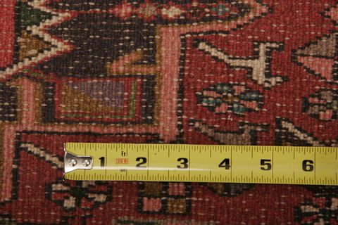 Karajeh Multicolor Runner Hand Knotted 25 X 108 Area Rug 155-76409 Image 7