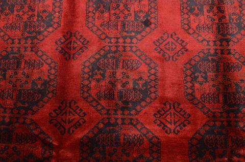 Kunduz Red Hand Knotted 74 X 97 Area Rug 100-76411 Image 12