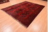 Kunduz Red Hand Knotted 74 X 97  Area Rug 100-76411 Thumb 6