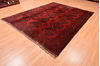 Kunduz Red Hand Knotted 74 X 97 Area Rug 100-76411 Thumb 6