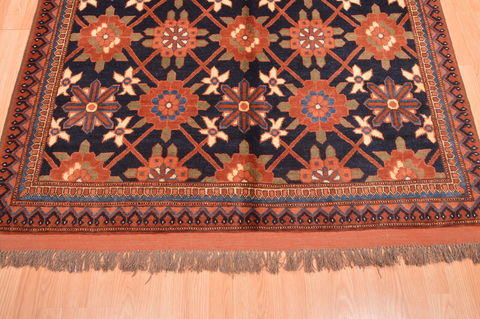 Kunduz Brown Hand Knotted 50 X 64 Area Rug 100-76414 Image 11
