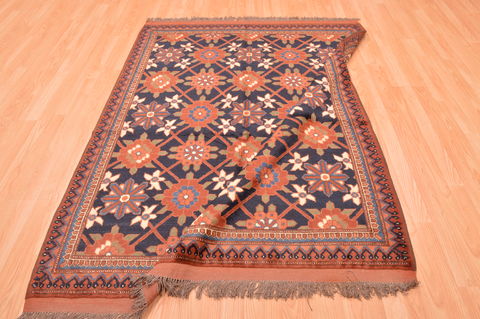 Kunduz Brown Hand Knotted 50 X 64 Area Rug 100-76414 Image 15