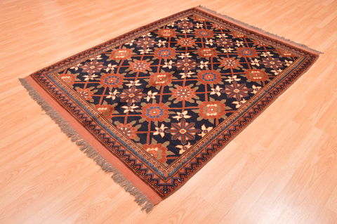 Kunduz Brown Hand Knotted 50 X 64 Area Rug 100-76414 Image 2