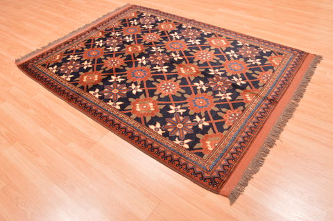 Kunduz Brown Hand Knotted 50 X 64 Area Rug 100-76414 Image 3