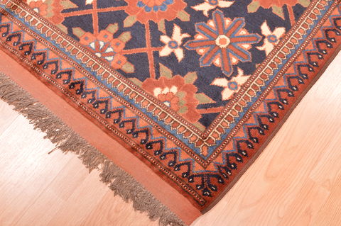 Kunduz Brown Hand Knotted 50 X 64 Area Rug 100-76414 Image 7