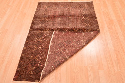 Baluch Brown Hand Knotted 38 X 57 Area Rug 100-76418 Image 15