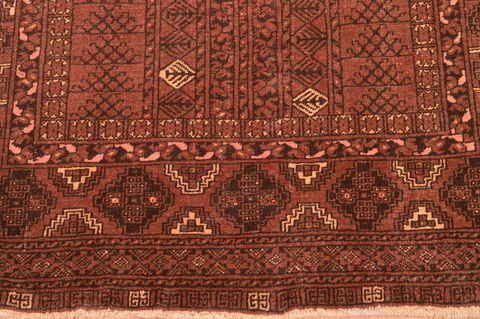 Baluch Brown Hand Knotted 38 X 57 Area Rug 100-76418 Image 8
