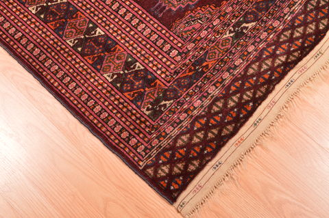 Baluch Red Hand Knotted 42 X 65 Area Rug 100-76419 Image 10