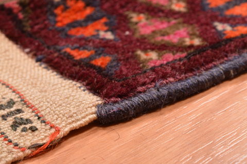 Baluch Red Hand Knotted 42 X 65 Area Rug 100-76419 Image 11