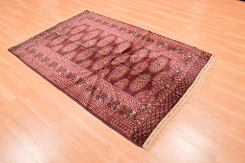 Baluch Red Hand Knotted 42 X 65 Area Rug 100-76419 Image 3
