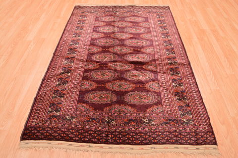 Baluch Red Hand Knotted 42 X 65 Area Rug 100-76419 Image 4
