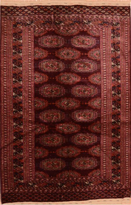 Baluch Red Hand Knotted 42 X 65 Area Rug 100-76419 Image 0