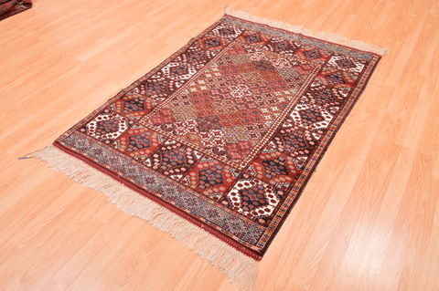 Baluch Multicolor Hand Knotted 39 X 55 Area Rug 100-76420 Image 16