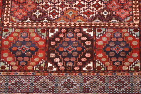 Baluch Multicolor Hand Knotted 39 X 55 Area Rug 100-76420 Image 3