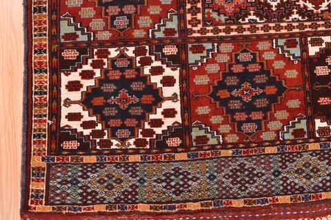 Baluch Multicolor Hand Knotted 39 X 55 Area Rug 100-76420 Image 8