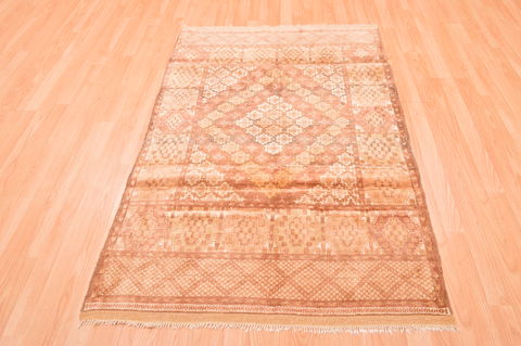Baluch Beige Hand Knotted 38 X 58 Area Rug 100-76422 Image 4