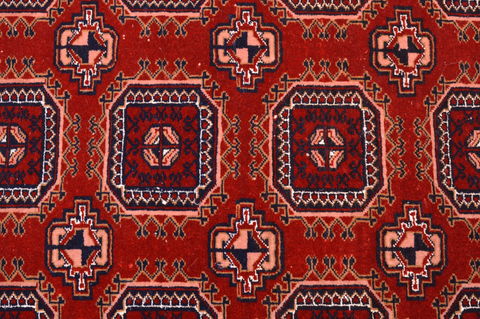 Baluch Red Hand Knotted 310 X 54 Area Rug 100-76423 Image 7