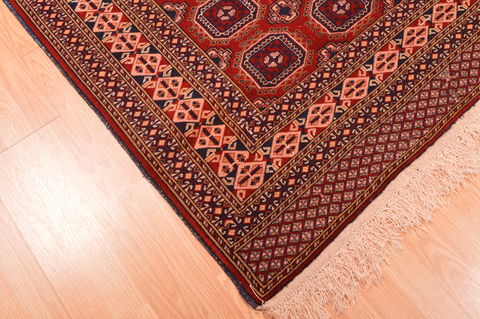 Baluch Red Hand Knotted 310 X 54 Area Rug 100-76423 Image 8
