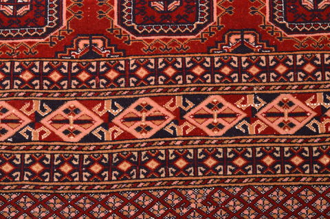 Baluch Red Hand Knotted 310 X 54 Area Rug 100-76423 Image 9