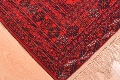 Baluch Red Hand Knotted 311 X 63 Area Rug 253-76424 Image 11