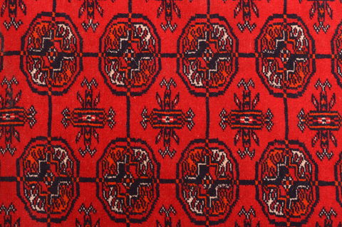 Baluch Red Hand Knotted 311 X 63 Area Rug 253-76424 Image 12