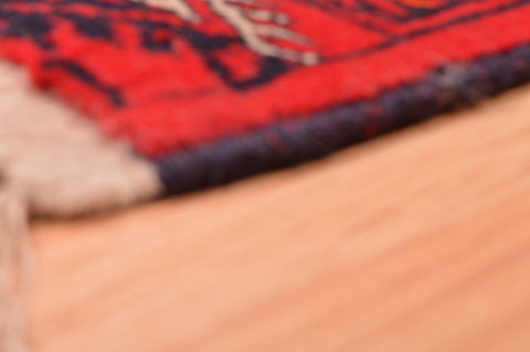 Baluch Red Hand Knotted 311 X 63 Area Rug 253-76424 Image 13