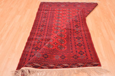 Baluch Red Hand Knotted 311 X 63 Area Rug 253-76424 Image 14