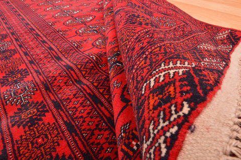 Baluch Red Hand Knotted 311 X 63 Area Rug 253-76424 Image 15