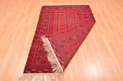 Baluch Red Hand Knotted 311 X 63 Area Rug 253-76424 Image 16