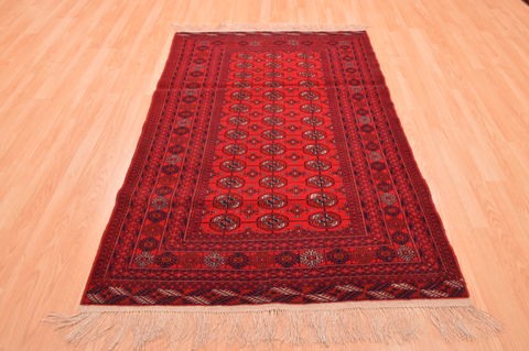 Baluch Red Hand Knotted 311 X 63 Area Rug 253-76424 Image 1