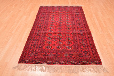 Baluch Red Hand Knotted 311 X 63 Area Rug 253-76424 Image 4