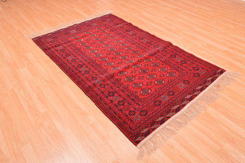 Baluch Red Hand Knotted 311 X 63 Area Rug 253-76424 Image 5