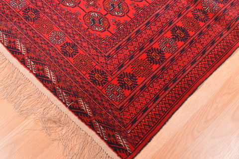 Baluch Red Hand Knotted 311 X 63 Area Rug 253-76424 Image 7