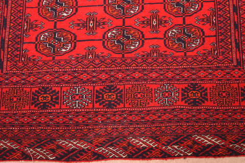 Baluch Red Hand Knotted 311 X 63 Area Rug 253-76424 Image 8