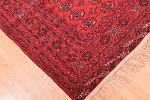 Baluch Red Hand Knotted 311 X 63 Area Rug 253-76424 Image 9