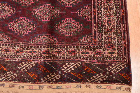Baluch Red Hand Knotted 42 X 68 Area Rug 100-76425 Image 10