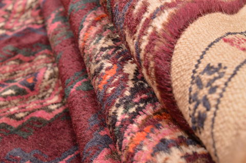 Baluch Red Hand Knotted 42 X 68 Area Rug 100-76425 Image 14