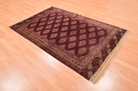 Baluch Red Hand Knotted 42 X 68 Area Rug 100-76425 Image 3