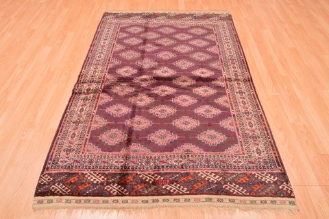 Baluch Red Hand Knotted 42 X 68 Area Rug 100-76425 Image 4