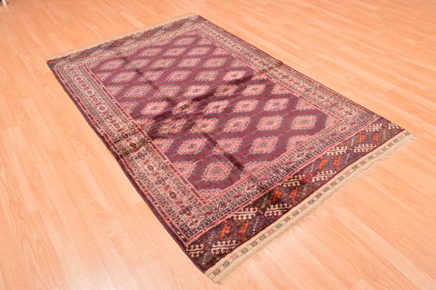 Baluch Red Hand Knotted 42 X 68 Area Rug 100-76425 Image 5