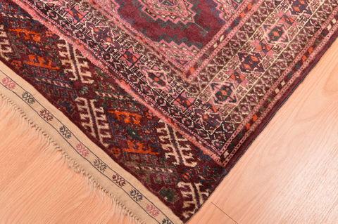 Baluch Red Hand Knotted 42 X 68 Area Rug 100-76425 Image 7