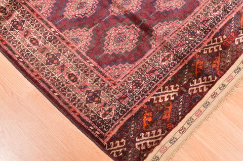 Baluch Red Hand Knotted 42 X 68 Area Rug 100-76425 Image 8