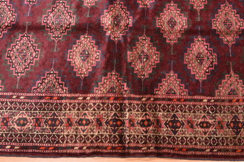 Baluch Red Hand Knotted 42 X 68 Area Rug 100-76425 Image 9